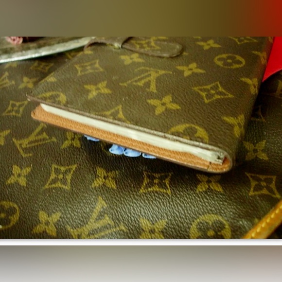 RARE Vintage LOUIS VUITTON PHOTO ALBUM Holiday Vacation Picture Portfolio Agenda - Picture 8 of 10